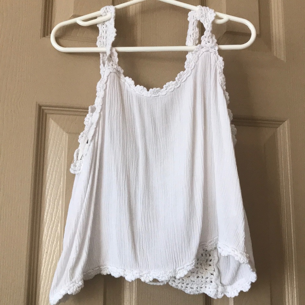 LA Hearts crop top